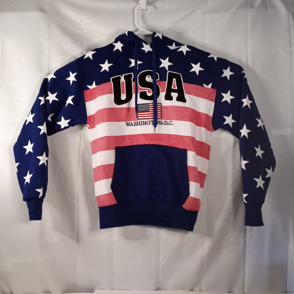 Sweatshirt hoodie  American  Flag